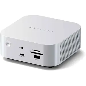 Satechi CubeDock Thunderbolt 5 avec slot SSD - Argent pas cher