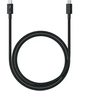 Satechi Câble Thunderbolt 5 Pro, 120Gbps, 240W, 1m (1 m, USB 2.0, USB 3.0, USB 3.1, USB 3.2, 240 W), Câble USB pas cher