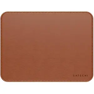 Satechi Tapis de souris Vegan-Leather Premium Brown, Tapis de souris, ... pas cher