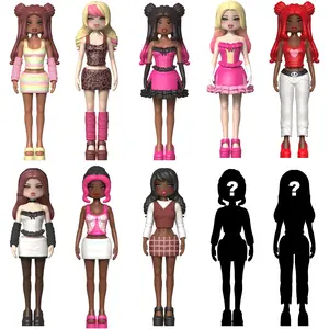 Phat Mojo Dress To Impress Mystery Minipuppen 10 cm Series 1 Display (18) pas cher