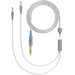 Câbles casques Dekoni Audio Ensemble 6.35mm avec connecteurs 3.5mm pas cher