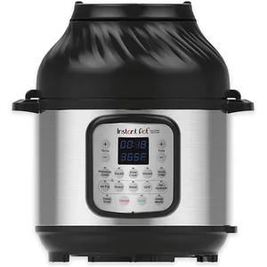 Instant Pot Duo Crisp 5,7 l + Air Fryer 11 en 1 - Cuiseur électrique, autocuiseur, friteuse à air chaud, mijoteuse à vapeur, barbecue, déshydrateur et machine sous-vide