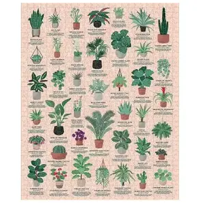 Puzzle 1000 pièces : Plantes d'intérieur Galison pas cher