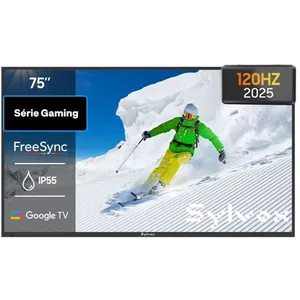 TV LCD SYLVOX 75 - 4K UHD - 120Hz - IP55 étanche pas cher