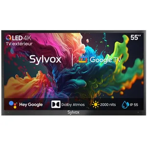 TV Extérieur-SYLVOX-OQ55A2KOGF-55 (139cm)-QLED TV Smart-4K UHD-2000Nit... pas cher