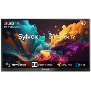 TV Extérieur-SYLVOX-OQ43A2KOGF-43 (109cm)-QLED TV Smart-4K UHD-2000Nit... pas cher