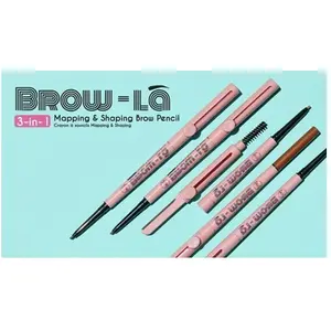 J.Cat Beauty, Crayon à sourcils, 3 in 1 Mapping and Shaping Brow Pencil Rich Brown Women's Makeup pas cher