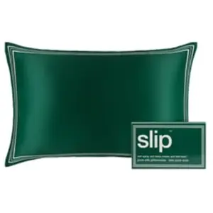 Slip Pure Silk Queen Pillowcase - The Green Kussen pas cher