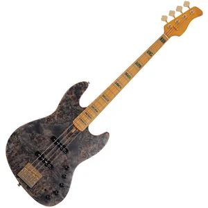 Sire Marcus Miller V10 Swamp Ash 4 Transparant Black Satin - Elektrische basgitaar - Zwart