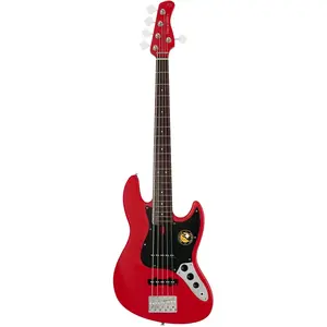 Comparateur de prix : Sire elektrische basgitaar - V3P 5/RS - 5-snarig, passief, red satin