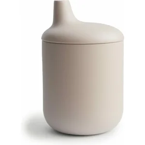 Mushie Tasse à bec en silicone Sand pas cher