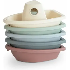 Mushie Lot de 5 jouets de bain Boats Original pas cher