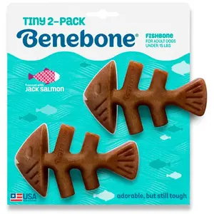 Benebone - Kauwartikelen - Ben Fishbone Tiny Zalm 665400 - 197448 pas cher