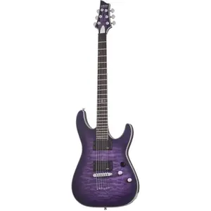 Schecter C-1 Platinum Satin Purple Burst elektrische gitaar pas cher
