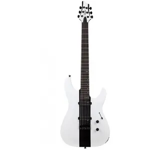 Schecter C-1 Rob Scallon Satin White Open Pore - Elektrische gitaarVendu parbol