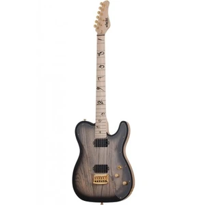 Schecter Meegs PT EX Charcoal Burst elektrische gitaar pas cher