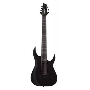 Schecter Sunset-7 Triad 7-snarige elektrische gitaar, Gloss Black pas cher