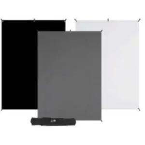 Westcott X-Drop 3-Pack Backdrop Kit (5' x 7') 1.5 x 2.1 m (150 cm), Fo... pas cher