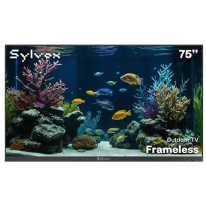 SYLVOX Frameless-75 (190cm) TV Extérieur-TV 4K UHD-IP56 étanche-1000Ni... pas cher