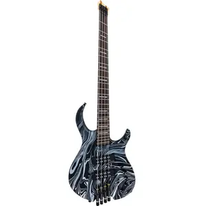 Sire Marcus Miller M6 4-String Headless Black Swirl elektrische basgit... pas cher