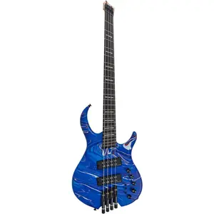 Sire Marcus Miller M6 4-String Headless Blue Swirl elektrische basgita... pas cher