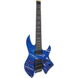Sire Larry Carlton X6 7-String Headless Blue Swirl elektrische gitaar pas cher