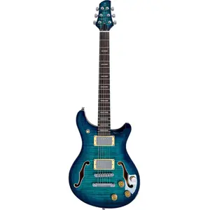 Sire Larry Carlton Q7 Hollow Transparent Blue semi-akoestische gitaar pas cher