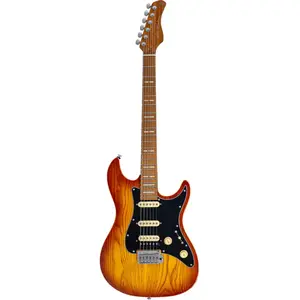 Sire Larry Carlton S7 HSS Ash Top Amber Burst elektrische gitaar pas cher