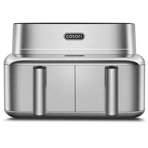 Air fryer connecté Cosori Iconic Dual 8.6L Silver pas cher