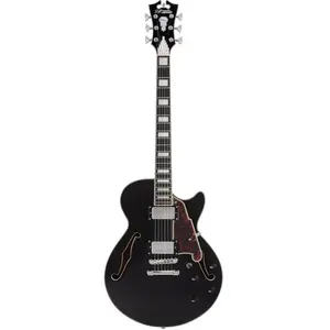 D'Angelico D'angelico Premier Ss Black Flake Stopbar Guitare Semi... pas cher