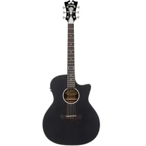 D'Angelico Premier Gramercy LS Matte Black elektrisch-akoestische... pas cher