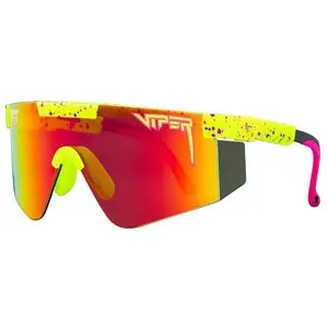 Pit Viper, Unisexe, Lunettes de sport, The 1993 Original Z87+ Rainbow Wide (Arc-en-ciel blanc, Jaune), Multicolore, Jaune pas cher