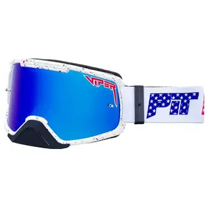 Masque Pit Viper The Merika - blanc/bleu pas cher