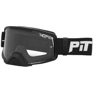 Pit Viper, Hommes, Lunettes de sport, The Exec Brapstrap Goggle - Clear (Noir, Clear), Transparent pas cher