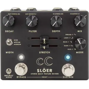 Walrus Audio Sloër Black Stereo Ambient Reverb Pédale D'effet pas cher
