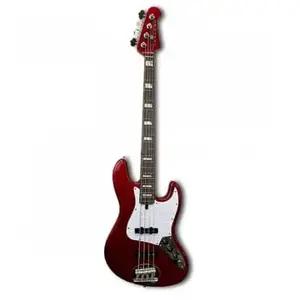 Lakland Skyline 44-60 Custom Candy Apple Red Gloss elektrische basgita... pas cher