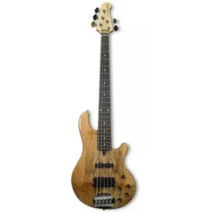 Lakland Skyline 55-02 Deluxe Natural Gloss Spalted Maple Top 5-snarige...