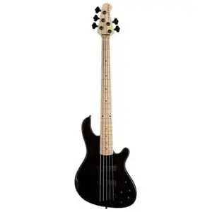 Lakland Skyline 55-OS Translucent Black Gloss 5-snarige elektrische ba...