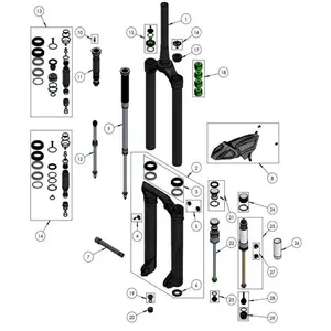 Dvo Garde-boue Avant Onyx 38 D1/d2/wp Ref 8 pas cher
