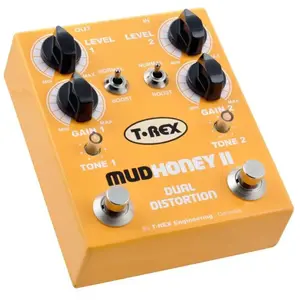 T-Rex Pédale Double Distorsion T-Rex Mudhoney Ii JauneVendu parbax-music