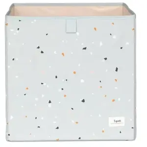 3 Sprouts 812895002362 Boîte De Rangement Carré Polyester Vert pas cher