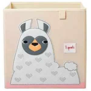 3 Sprouts - Cube de rangement Lama - ELEMENTS FOR KIDS pas cher