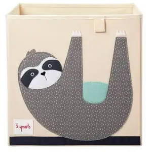 3 sprouts Boîte de rangement pour jouets - Paresseux pas cher