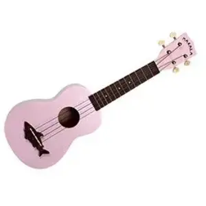 Kala Makala Shark rose MK-SS-PNK (+ housse) - Ukulele Soprano pas cher