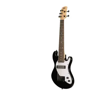 Kala Solid Body 5-String Fretted U-Bass Jet Black 5-snarige elektrische basgitaar met gigbag pas cher