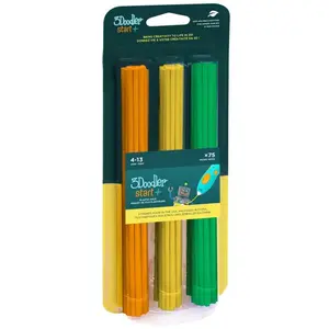 3Doodler Start Navulverpakking 75 Kleurstaafjes - oranje/geel/groen pas cher