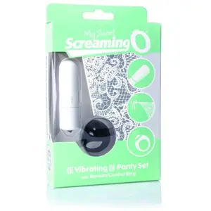 The Screaming O Contrôle à Distance de Culotte Vibrante Blanc pas cher