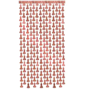 Little Genie Productions CP.1083 - Glitterati Penis Foil Curtain, Set ...