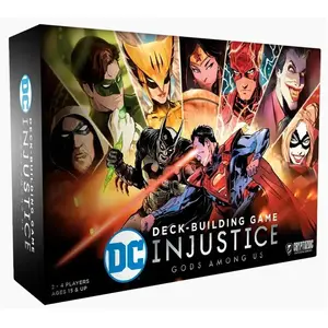 Cryptozoic DC Deck-Building Game: Injustice | Card Game | English pas cher