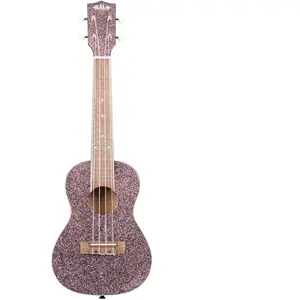 Kala KA-SPRK-PINK Sparkle Series Pink Champagne concert ukelele met gigbag pas cher